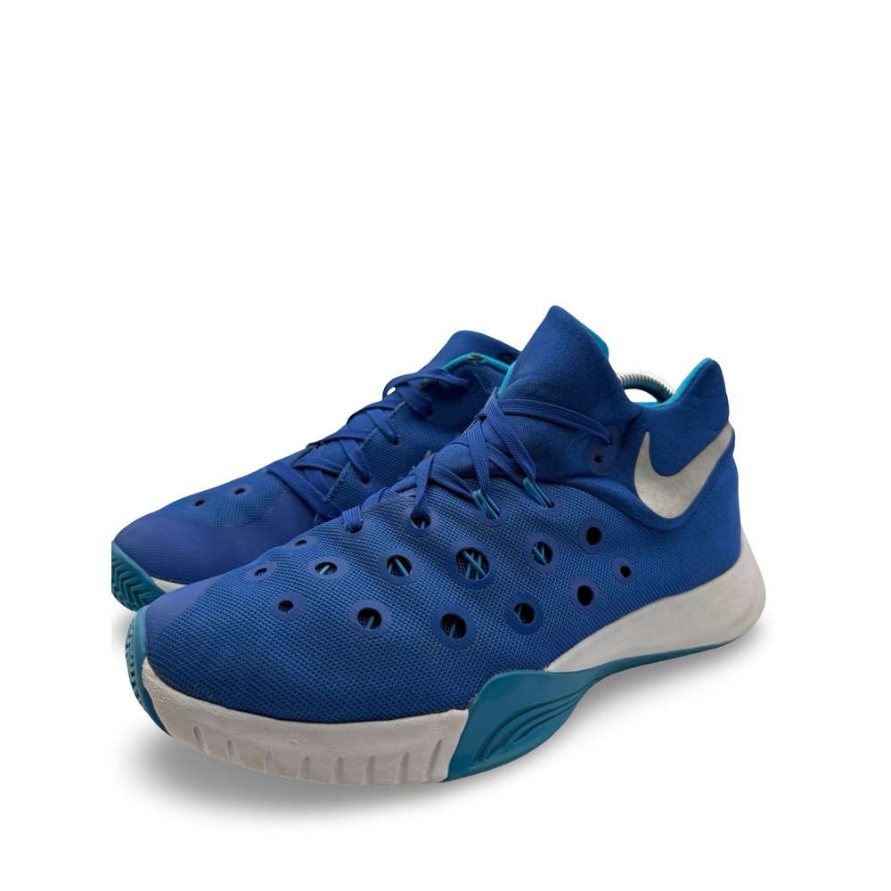 Nike Hyperquickness 3 Basketball Shoes Mens 8 Blue Teal 749883-404 Good Mid Top